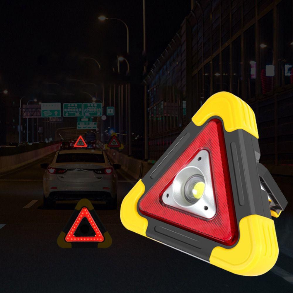 Solar Warning Light 2-IN-1 LED Work Light Flashing Light Triangle Warning Sign Road Safety S
Solar Warning Light 2-IN-1 LED Work Light Flashing Light Triangle Warning Sign Road Safety S