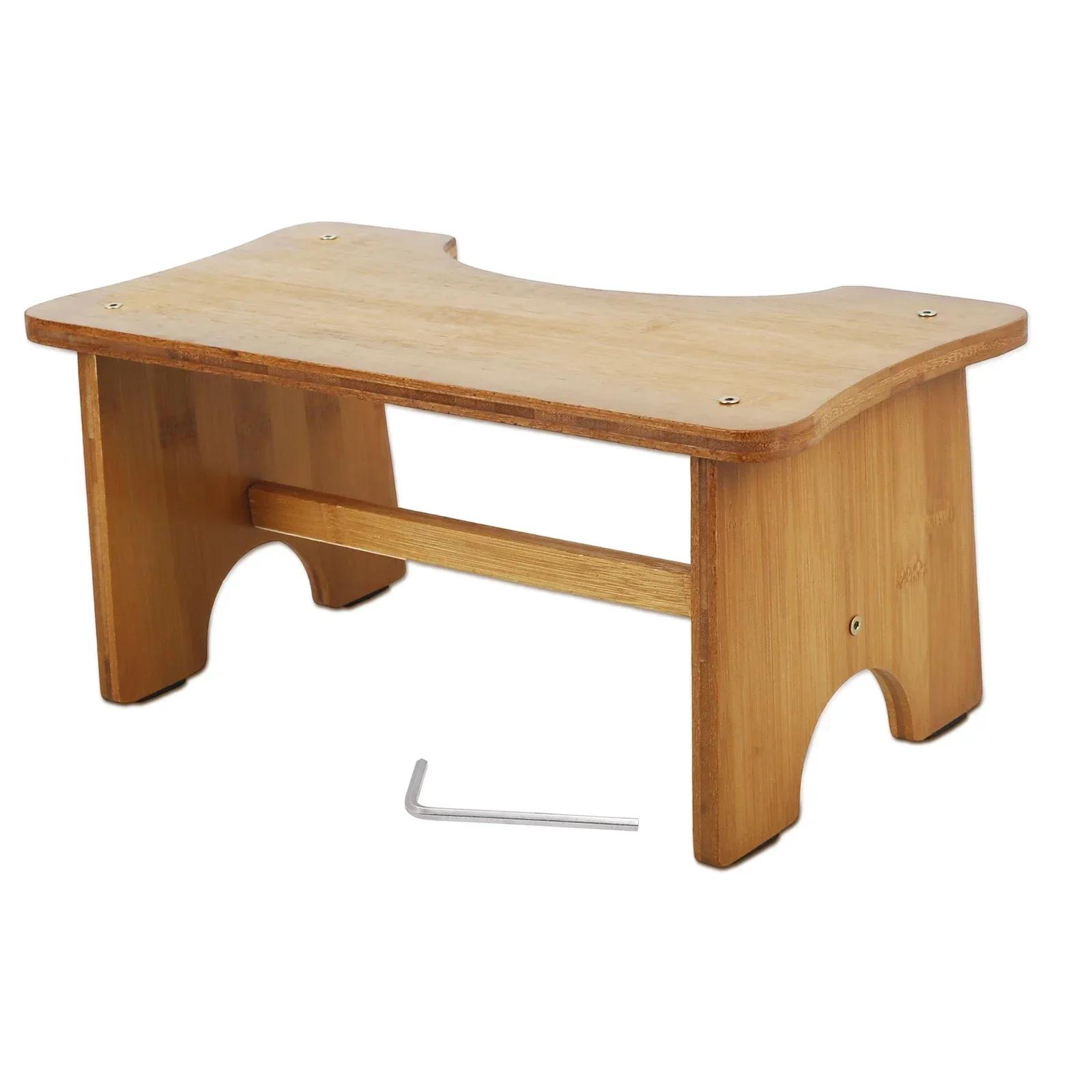Bamboo Toilet Stool Non-Slip Potty Seat C Shaped Poop Stool Portable Toilet Stool Toilet Leg Raiser Ergonomic Pooping Stool New
Bamboo Toilet Stool Non-Slip Potty Seat C Shaped Poop Stool Portable Toilet Stool Toilet Leg Raiser Ergonomic Pooping Stool New