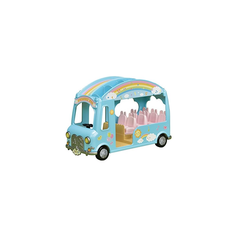 Sylvanian Families Rainbow Kindergarten Bus Toy S-62 ST Mark Certified for Ages 3 and Up Dollhouse Accessory
Sylvanian Families Rainbow Kindergarten Bus Toy S-62 ST Mark Certified for Ages 3 and Up Dollhouse Accessory