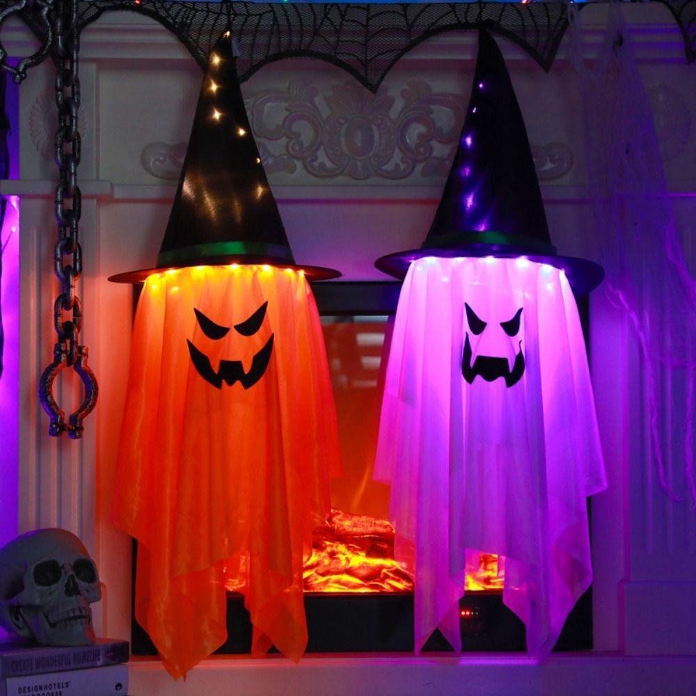 Polyester Glowing Wizard Ghost Lamp Hanging Flying Witch Hats Ghost Wizard Hat Ghosts Lights Lawn
Polyester Glowing Wizard Ghost Lamp Hanging Flying Witch Hats Ghost Wizard Hat Ghosts Lights Lawn