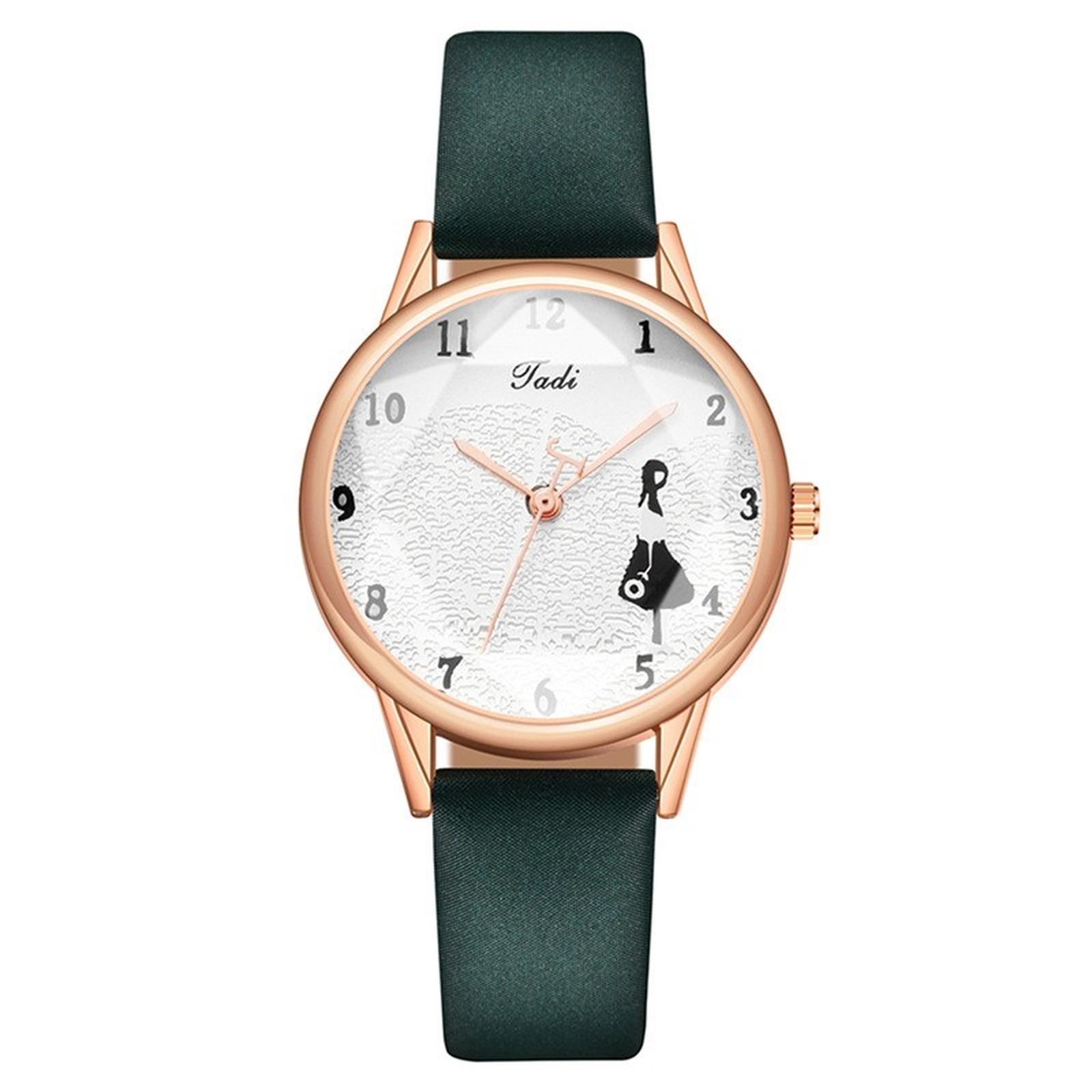 Женские модные кожаные часы One Size
Женские модные кожаные часы One Size