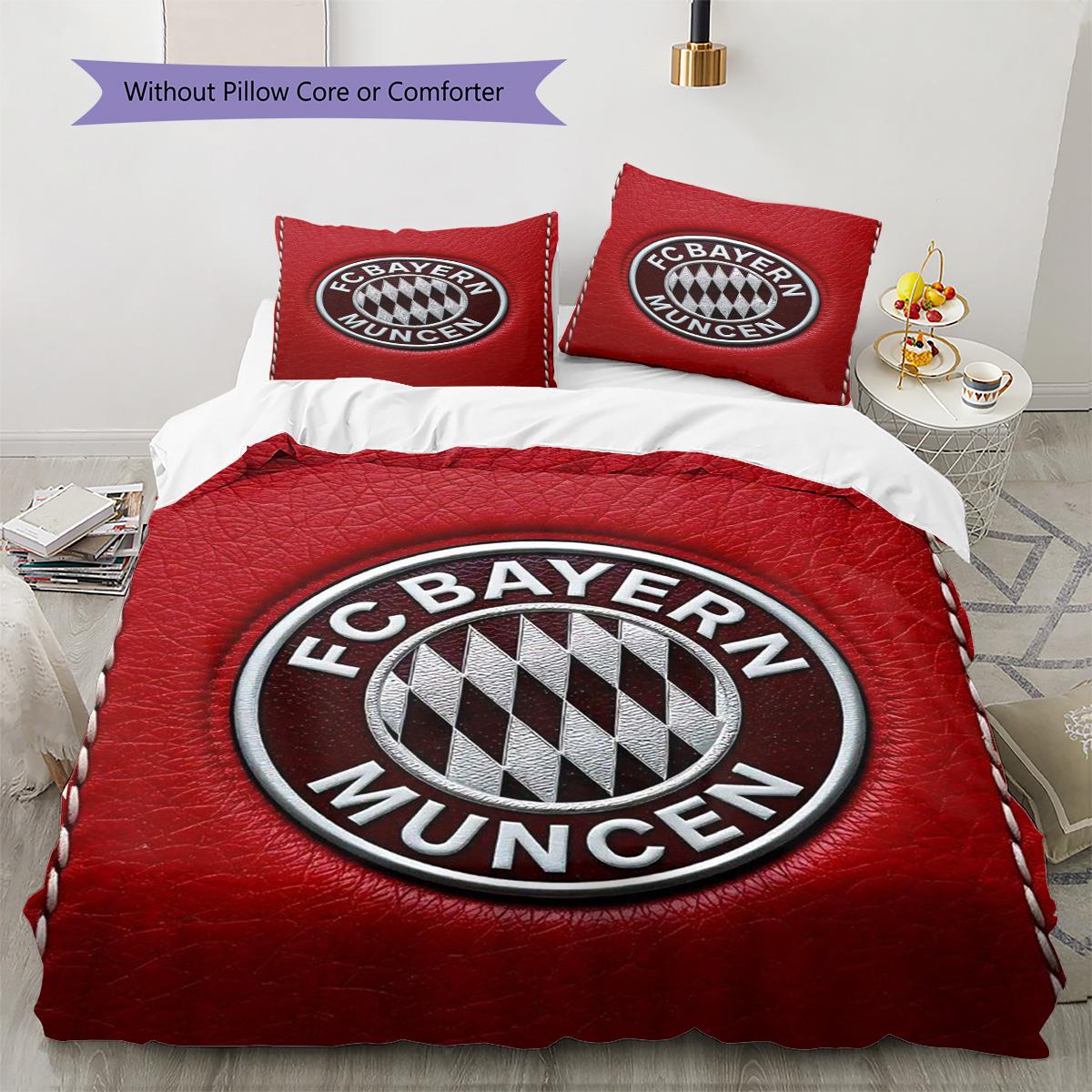 FC Bayern München Pattern Bedding Quilt Set Quilt Cover Pillowcase Home Decoration Birthday Gift (1 * duvet cover + 2 * pillowcase, without core) 135x200cm
FC Bayern München Pattern Bedding Quilt Set Quilt Cover Pillowcase Home Decoration Birthday Gift (1 * duvet cover + 2 * pillowcase, without core) 135x200cm