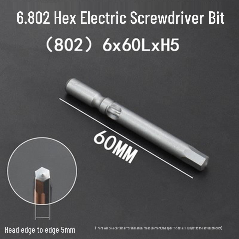 Подовжений шестигранний біт для електричного шуруповерта зі сталі S2 з хвостовиком 5 мм/6 мм
Подовжений шестигранний біт для електричного шуруповерта зі сталі S2 з хвостовиком 5 мм/6 мм