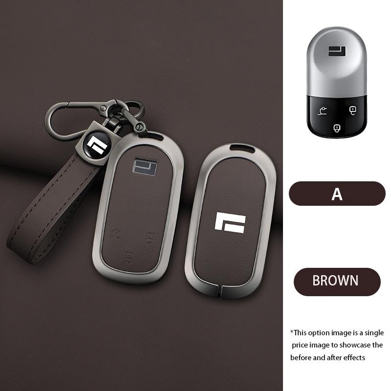 Zinc Alloy Leather Car Key Case for BAIC JISHI Polestone 01 Polestones Remote Cover Shell Keychain Ring Holder Fob Accessories
Zinc Alloy Leather Car Key Case for BAIC JISHI Polestone 01 Polestones Remote Cover Shell Keychain Ring Holder Fob Accessories