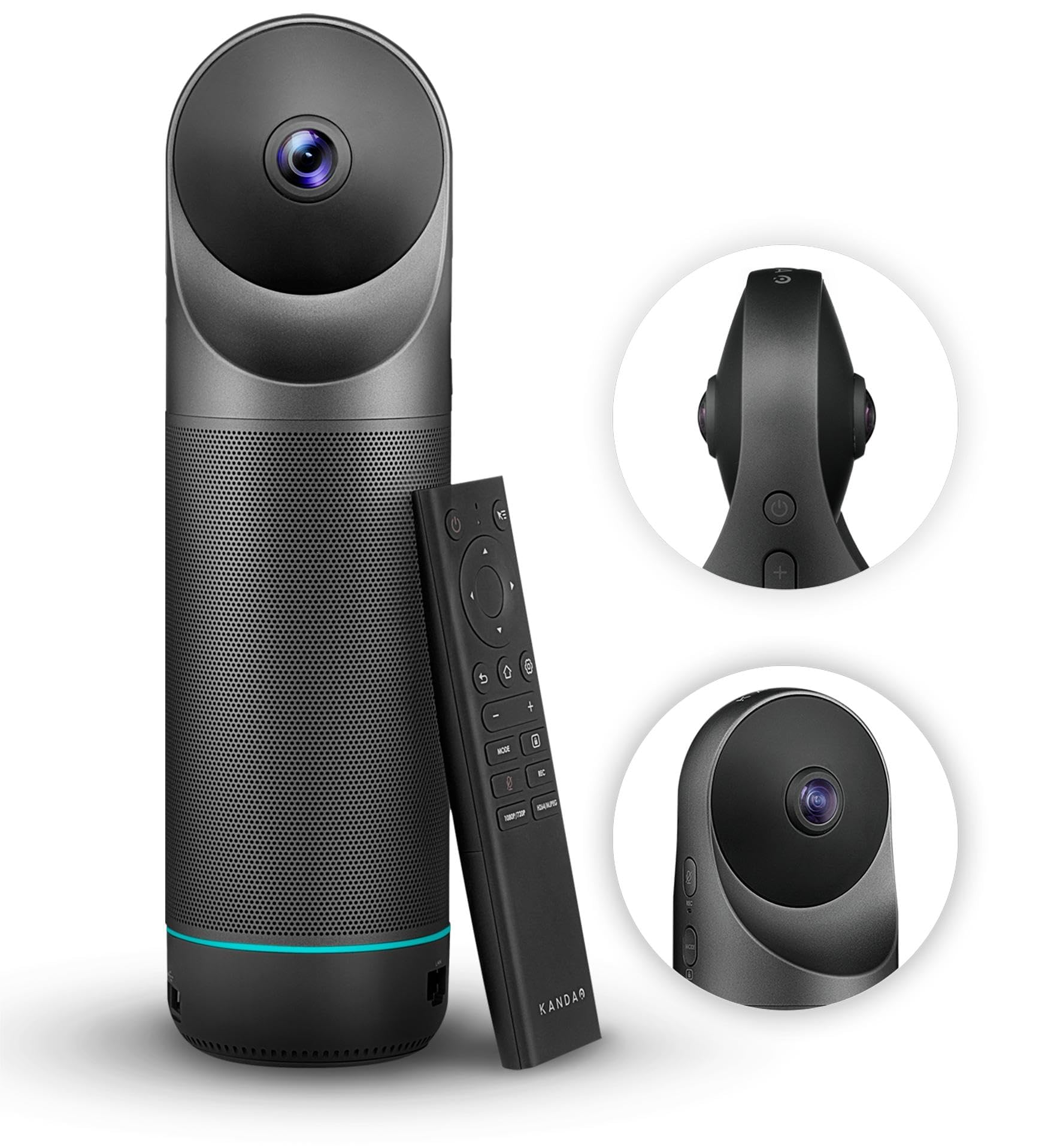 Kandao Meeting Pro 360 Degree Web Camera Web Conference Camera Equipped with Microphone Speaker AI Voice Recognition Face Recognition Auto Focus Zoom
Kandao Meeting Pro 360 Degree Web Camera Web Conference Camera Equipped with Microphone Speaker AI Voice Recognition Face Recognition Auto Focus Zoom