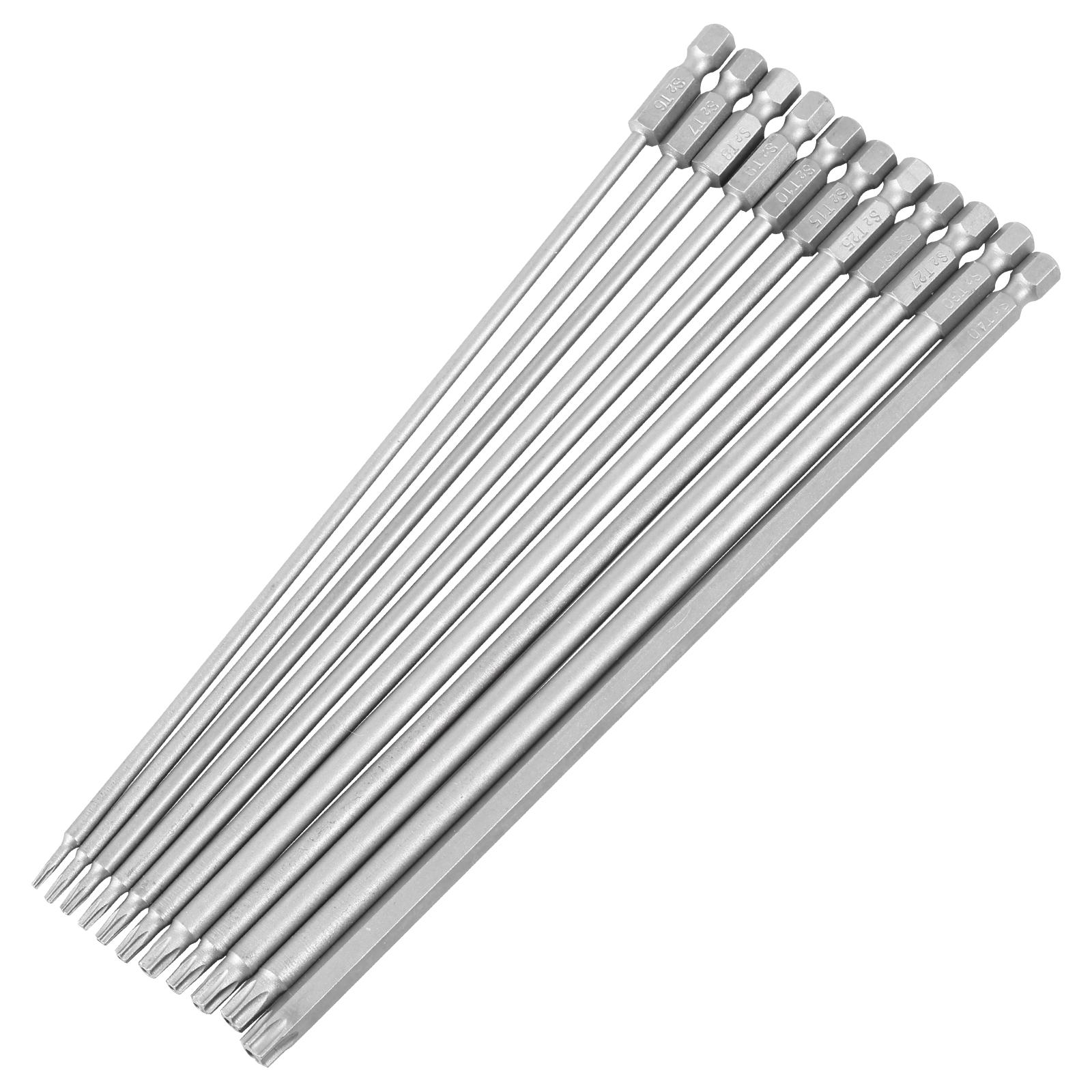 11Pcs Hex Head Allen Wrench Drill Bits Set Long Allen Screwdriver Bits Magnetic Tips 1/4 Inch Hex Key Screwdriver Socket Bit
11Pcs Hex Head Allen Wrench Drill Bits Set Long Allen Screwdriver Bits Magnetic Tips 1/4 Inch Hex Key Screwdriver Socket Bit