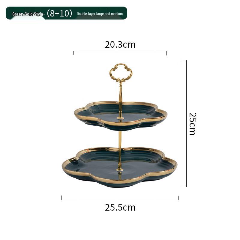 Ruhan Ceramic Plum Blossom Two-Tier Fruit Plate
Ruhan Ceramic Plum Blossom Two-Tier Fruit Plate