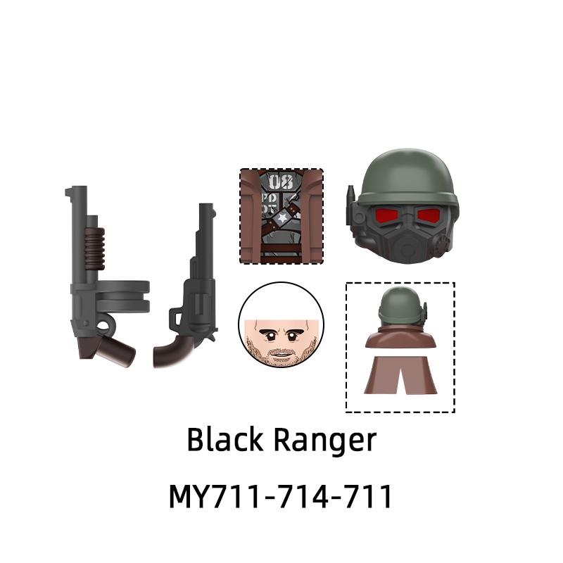 The My711-My714 Black Elite Desert Riot Ranger Model Blocks Moc Blocks Set Gifts Toy Nice Decor Good Gift For Kidss
The My711-My714 Black Elite Desert Riot Ranger Model Blocks Moc Blocks Set Gifts Toy Nice Decor Good Gift For Kidss