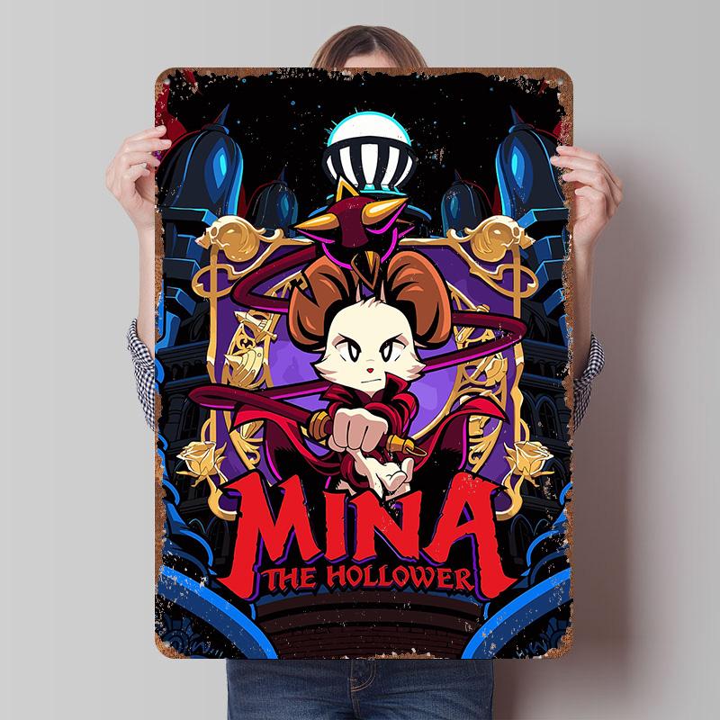 Mina the Hollower Game Poster Customized Wall Art Vintage Metal Signs Retro Tin Plaque for Man Cave Bedroom Decoration Room Home 7.9x11.8In(20x30cm)
Mina the Hollower Game Poster Customized Wall Art Vintage Metal Signs Retro Tin Plaque for Man Cave Bedroom Decoration Room Home 7.9x11.8In(20x30cm)