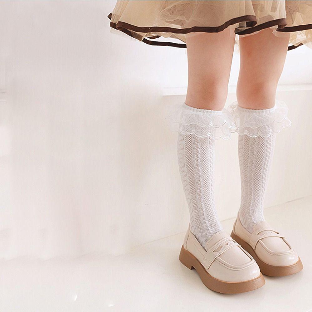 Bow Lace Spring Comfortable Kids Hosiery Korean Style Socks Middle Tube Socks Girls Calf Socks
Bow Lace Spring Comfortable Kids Hosiery Korean Style Socks Middle Tube Socks Girls Calf Socks
