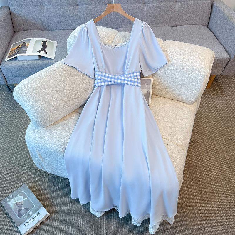 A New Summer Style Plus-size Women s Dress with A French Style, A Cinched Waist Design and A Square Neck 2XL світло-синій колір
A New Summer Style Plus-size Women s Dress with A French Style, A Cinched Waist Design and A Square Neck 2XL світло-синій колір