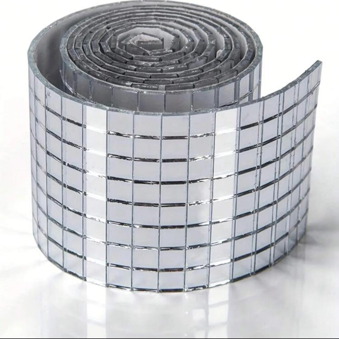 1PC 4x100cm Self-Adhesive Real Glass Craft Stickers Reflective Glass Tape Mirror Mosaic Tiles For Making DIY Hand Crafts Home De срібний
1PC 4x100cm Self-Adhesive Real Glass Craft Stickers Reflective Glass Tape Mirror Mosaic Tiles For Making DIY Hand Crafts Home De срібний