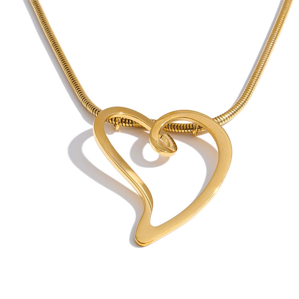Yhpup Stainless Steel Big Heart Hollow Fashion Pendant Necklace Waterproof New Arrivals Fashion Charm Attractive Jewelry 2026
Yhpup Stainless Steel Big Heart Hollow Fashion Pendant Necklace Waterproof New Arrivals Fashion Charm Attractive Jewelry 2026