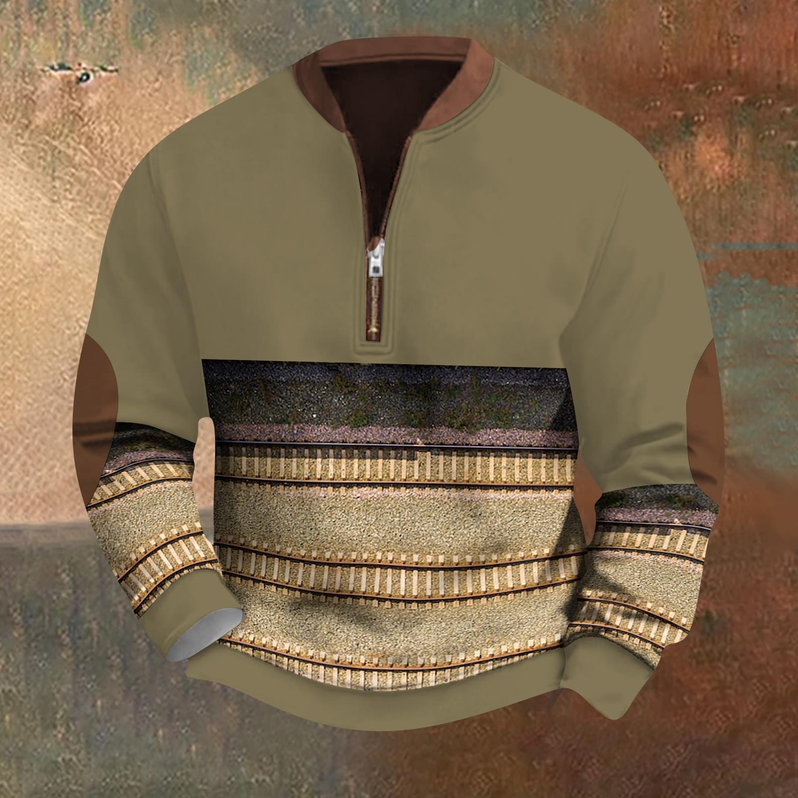 Мужская повседневная толстовка в стиле ретро с градиентным принтом S
Мужская повседневная толстовка в стиле ретро с градиентным принтом S