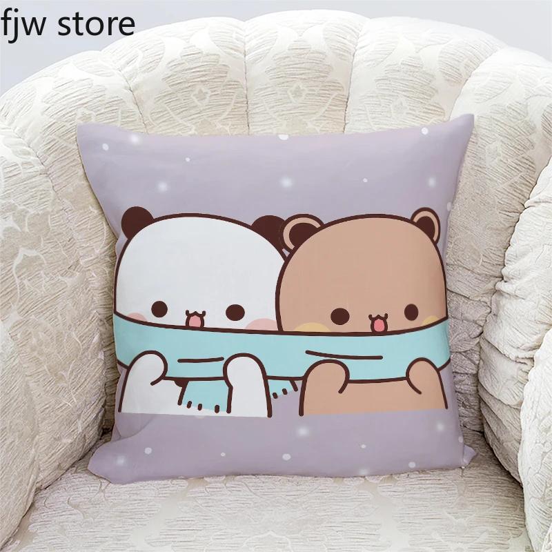Cute Panda Bubu and Dudu Print Pillow Cases Home Decor Kawaii Cartoon Animation Sofa Cushion Cover Bedroom Room Pillow Cases 30x30cm жовтий
Cute Panda Bubu and Dudu Print Pillow Cases Home Decor Kawaii Cartoon Animation Sofa Cushion Cover Bedroom Room Pillow Cases 30x30cm жовтий