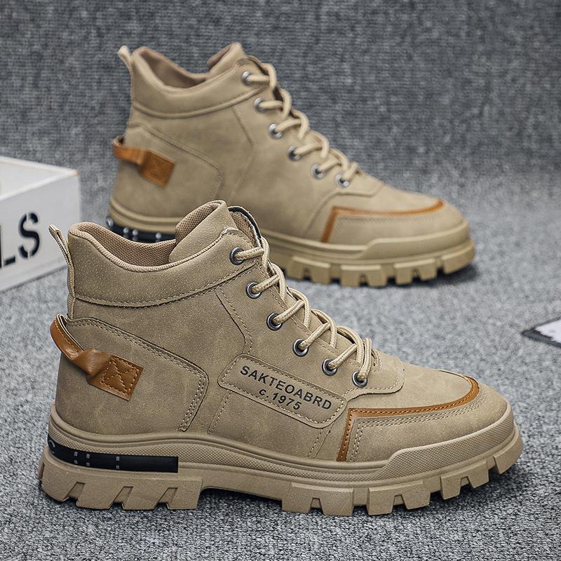 New Spring Men s Martin Boots British Style Work Boots Korean Style Fashion Hiking Shoes Trendy Men s Shoes 39
New Spring Men s Martin Boots British Style Work Boots Korean Style Fashion Hiking Shoes Trendy Men s Shoes 39