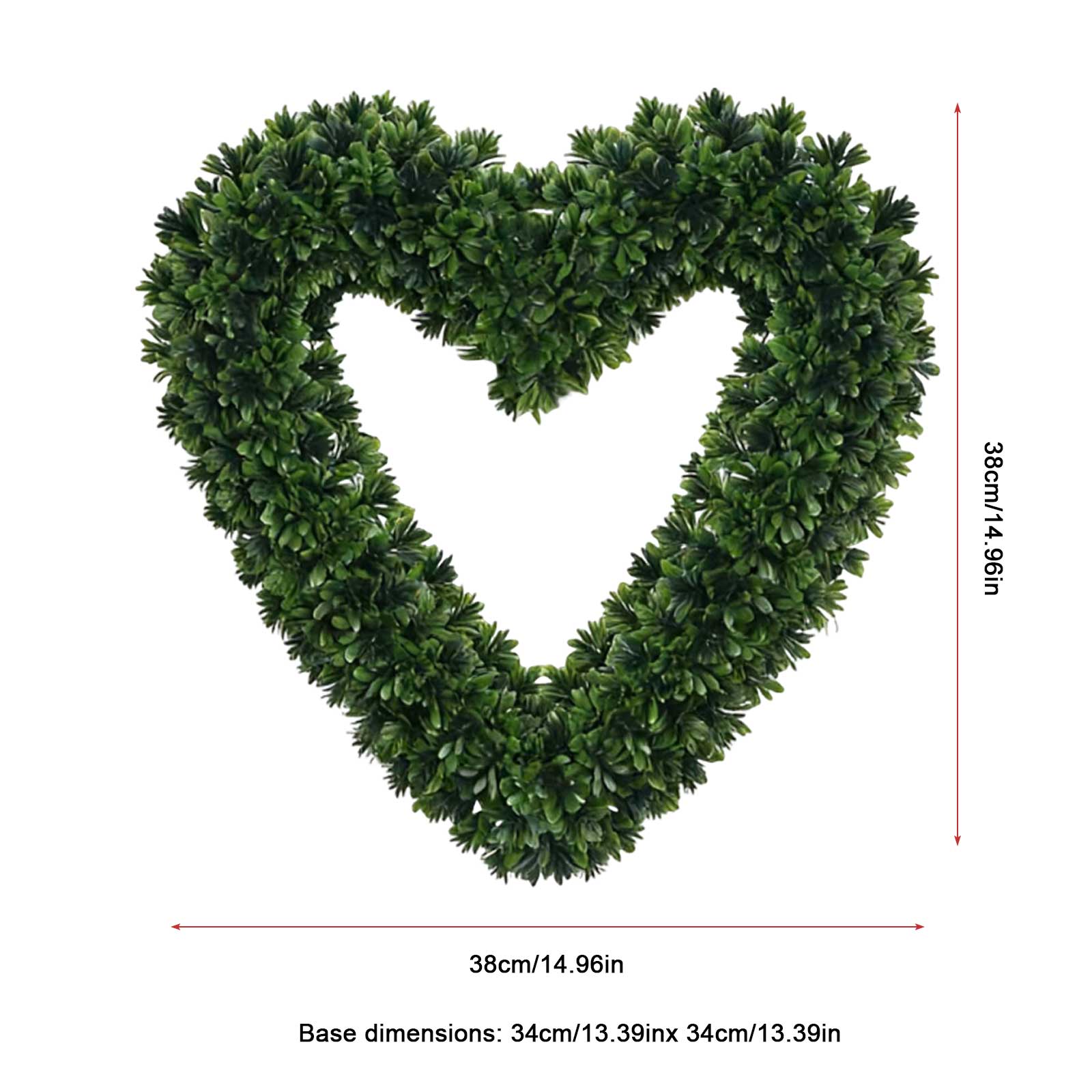 Heart Topiary Outdoor Heart Shaped Topiary 29.5in Faux Artificial Boxwood Hearts Topiary Ball Tree wi/Pot Valentines Decorations темно-зелений колір
Heart Topiary Outdoor Heart Shaped Topiary 29.5in Faux Artificial Boxwood Hearts Topiary Ball Tree wi/Pot Valentines Decorations темно-зелений колір
