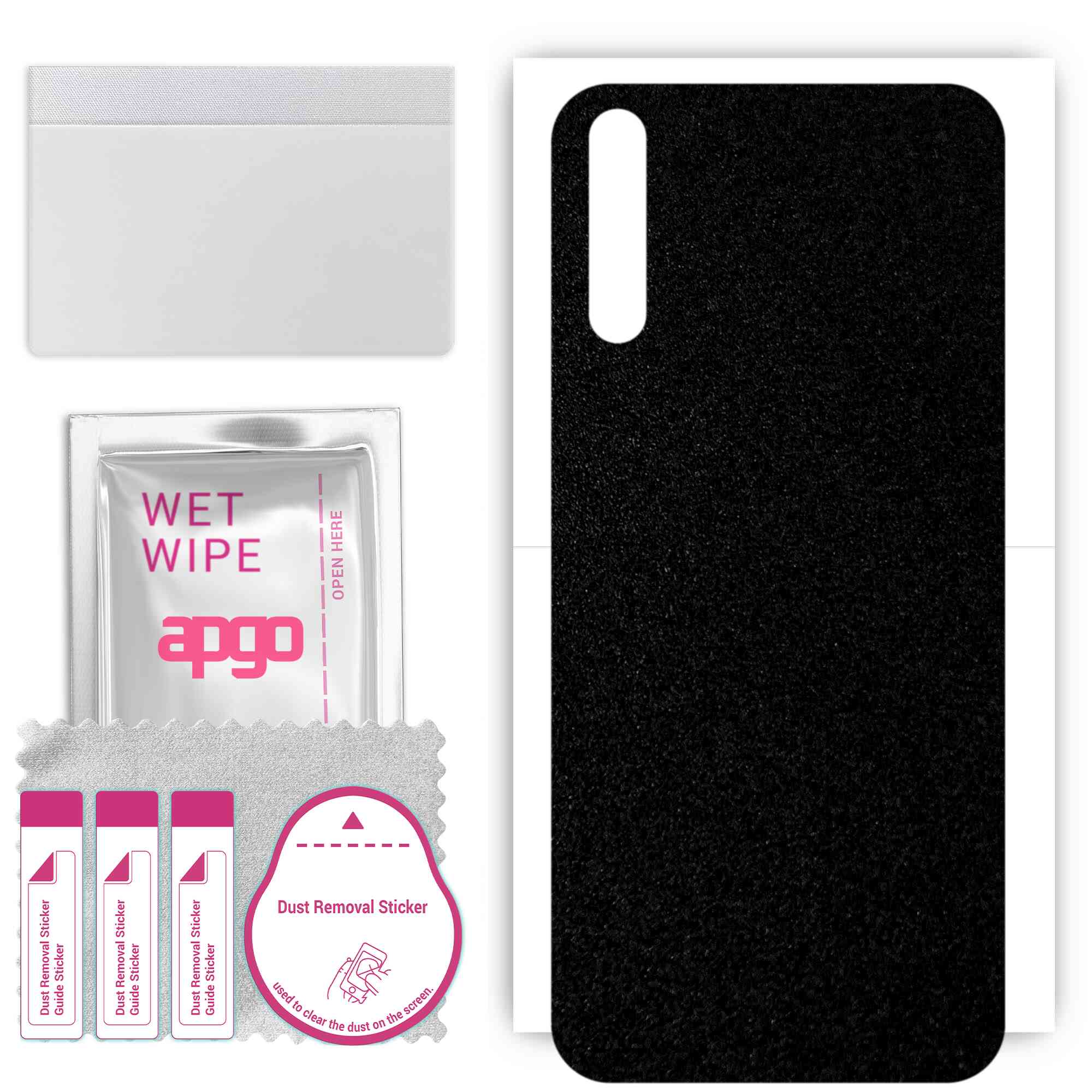apgo Protective Skin Sticker for the back compatible with Huawei Y8p, Wrap Film, Foil, Vinyl - Pattern Matte Black
apgo Protective Skin Sticker for the back compatible with Huawei Y8p, Wrap Film, Foil, Vinyl - Pattern Matte Black