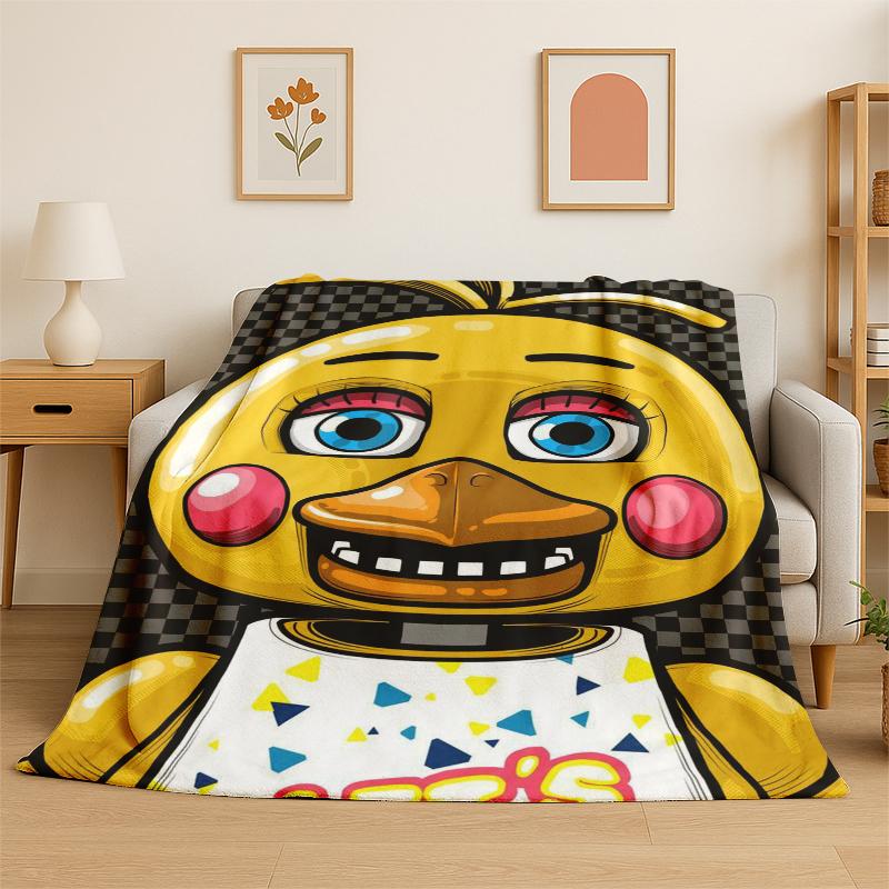 Classic FFNAF Horror Game Freddy Flannel Blanket Soft Warm Throw Blanket for Bedroom Living Room Bed Travel Camping Picnic 75x100cm (30x40inch)
Classic FFNAF Horror Game Freddy Flannel Blanket Soft Warm Throw Blanket for Bedroom Living Room Bed Travel Camping Picnic 75x100cm (30x40inch)