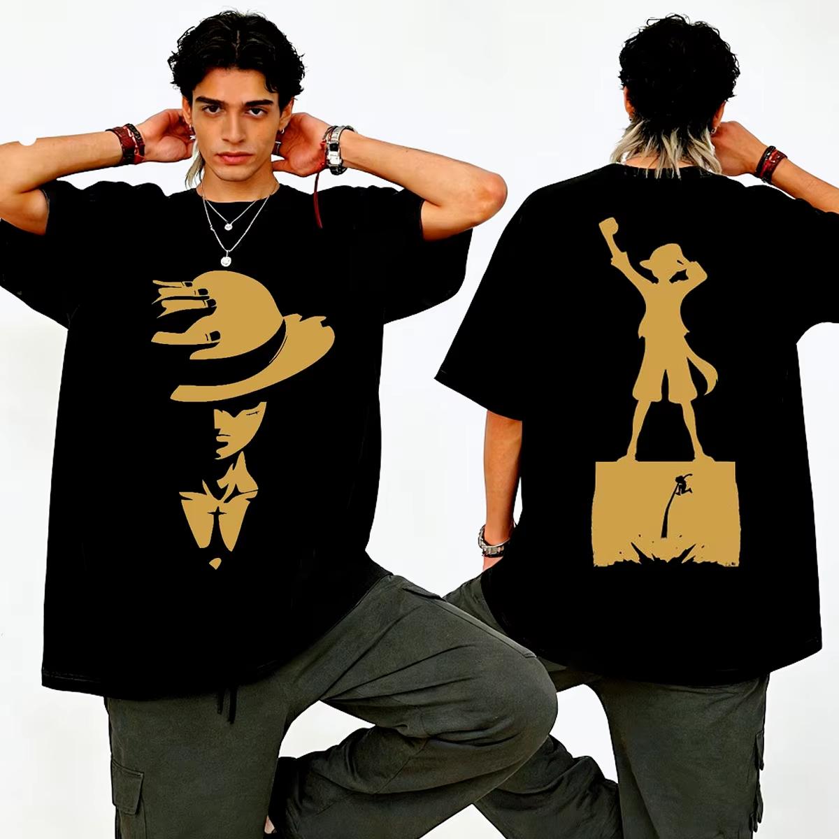 One Piece Japanese anime print mens and womens Harajuku style pure cotton shortsleeved Tshirt 4XL
One Piece Japanese anime print mens and womens Harajuku style pure cotton shortsleeved Tshirt 4XL