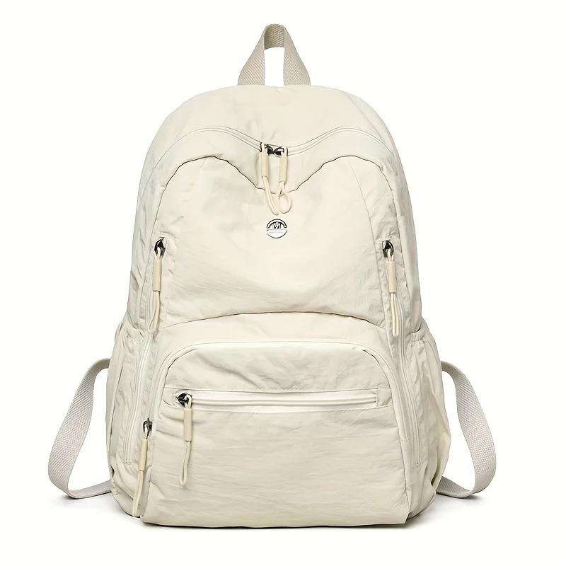 Lightweight Large Capacity Minimalist Backpack with Adjustable Shoulder Straps, College Style Sports Travel Casual Backpacks бежевый
Lightweight Large Capacity Minimalist Backpack with Adjustable Shoulder Straps, College Style Sports Travel Casual Backpacks бежевый