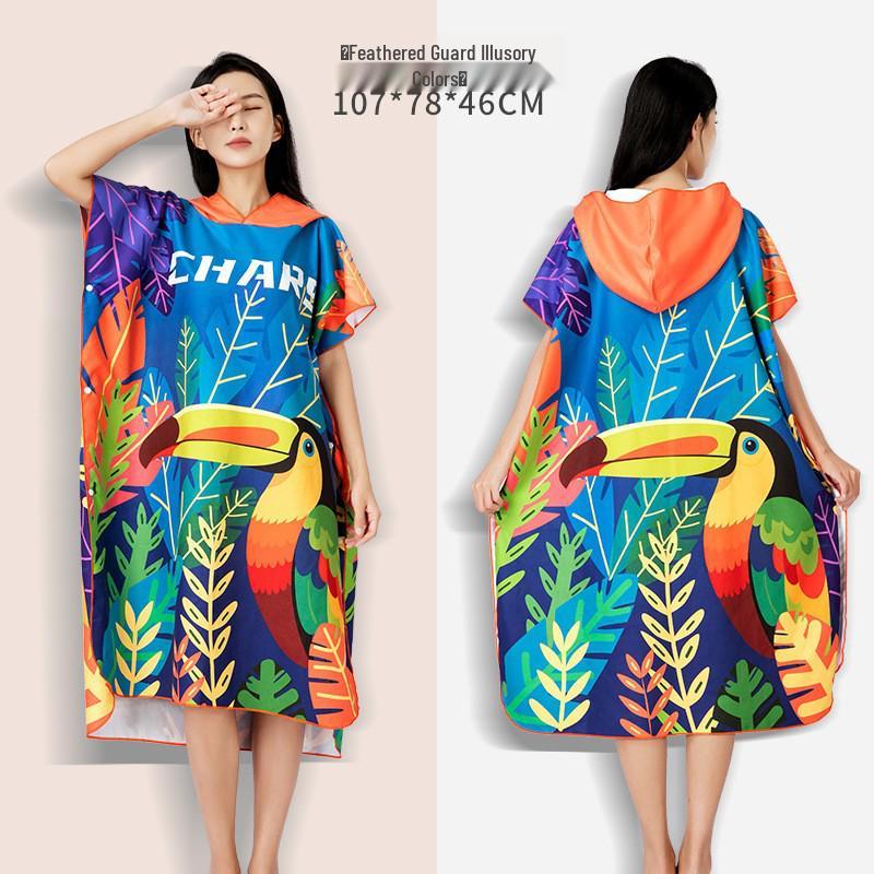 CHARS Quick-Dry Wearable Adult Bathrobe and Sun Protection Cloak
CHARS Quick-Dry Wearable Adult Bathrobe and Sun Protection Cloak