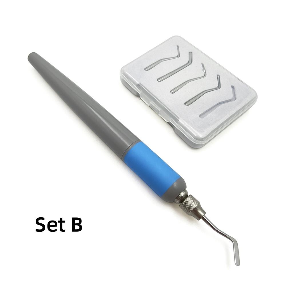 Стоматологічний композитний вібратор бездротовий плагер для смоли для розм якшення пломбувального матеріалу, формування та прикраси зубів 1 set B
Стоматологічний композитний вібратор бездротовий плагер для смоли для розм якшення пломбувального матеріалу, формування та прикраси зубів 1 set B