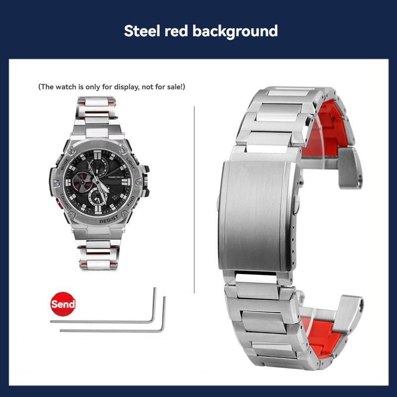 High quality Solid Stainless Steel strap For Casio G-Shock GST-S110/120 GST-W300/400 GST-W110 GST-B100 Watch Band Men bracelet Special size
High quality Solid Stainless Steel strap For Casio G-Shock GST-S110/120 GST-W300/400 GST-W110 GST-B100 Watch Band Men bracelet Special size