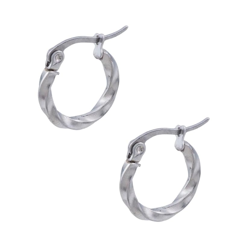 hoop earrings metal allergy ladies Leave it on stainless earrings twist Smaller hoop catchless silver gold surgical stainless steel simple adult
hoop earrings metal allergy ladies Leave it on stainless earrings twist Smaller hoop catchless silver gold surgical stainless steel simple adult