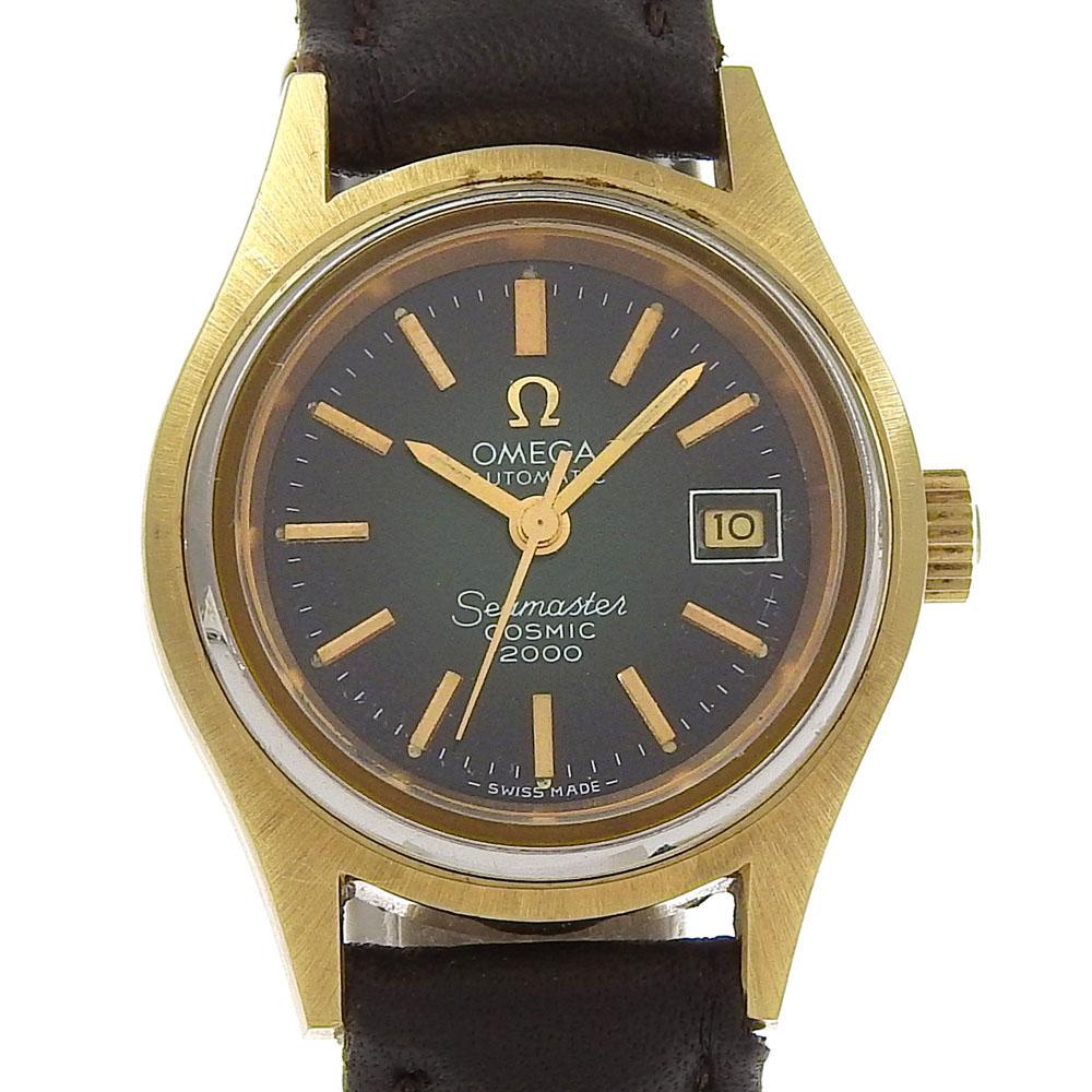 OMEGA Seamaster Watches Cosmic 200 Date greenDial Stainless Steel/Embossed Leather Mechanical Automatic Women Used
OMEGA Seamaster Watches Cosmic 200 Date greenDial Stainless Steel/Embossed Leather Mechanical Automatic Women Used