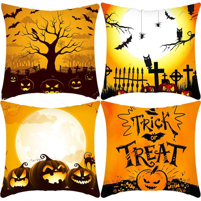 New Halloween Pillowcase Pumpkin Print Night Castle Silhouette House Decoration Festival Pillow Pillowcase 45 * 45Cm pillowcase
New Halloween Pillowcase Pumpkin Print Night Castle Silhouette House Decoration Festival Pillow Pillowcase 45 * 45Cm pillowcase