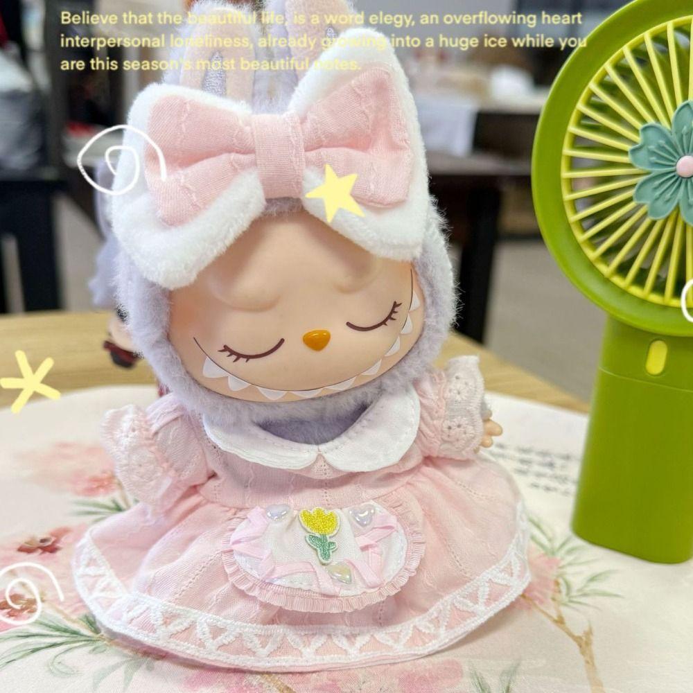 1 set Collection Sitting Party Labubu Doll Clothes Mini Cotton Doll s Clothes Idol Dolls рожевий
1 set Collection Sitting Party Labubu Doll Clothes Mini Cotton Doll s Clothes Idol Dolls рожевий