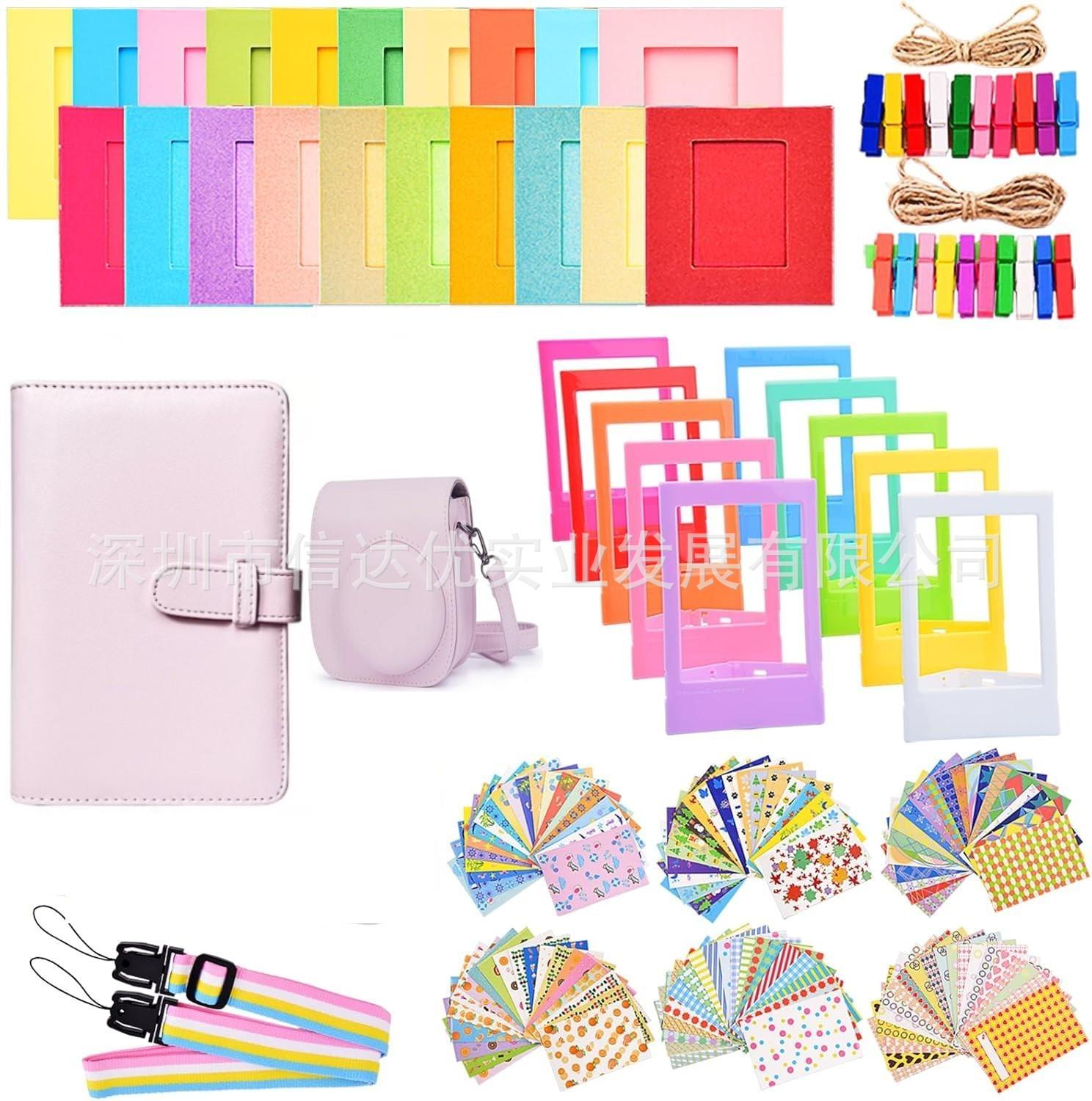 Polaroid Rainbow Series: Mini 12 Camera Bag & 108-Sheet Photo Album with Stickers and Photo Frames Set розовый
Polaroid Rainbow Series: Mini 12 Camera Bag & 108-Sheet Photo Album with Stickers and Photo Frames Set розовый