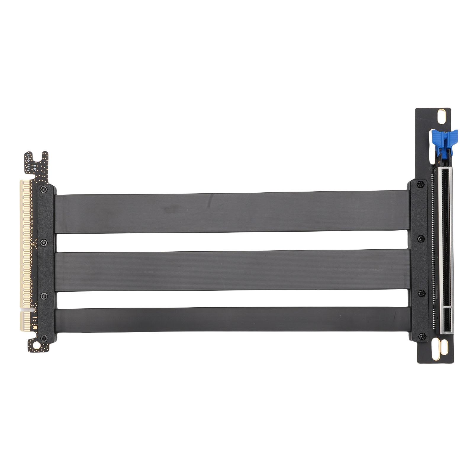 PCIE 5.0 Riser Cable Fit for RTX4090 5090 Gen 5 GPU Graphics Card Extension Cable PCI-E 16X 128GBs 15cm/5.9in
PCIE 5.0 Riser Cable Fit for RTX4090 5090 Gen 5 GPU Graphics Card Extension Cable PCI-E 16X 128GBs 15cm/5.9in