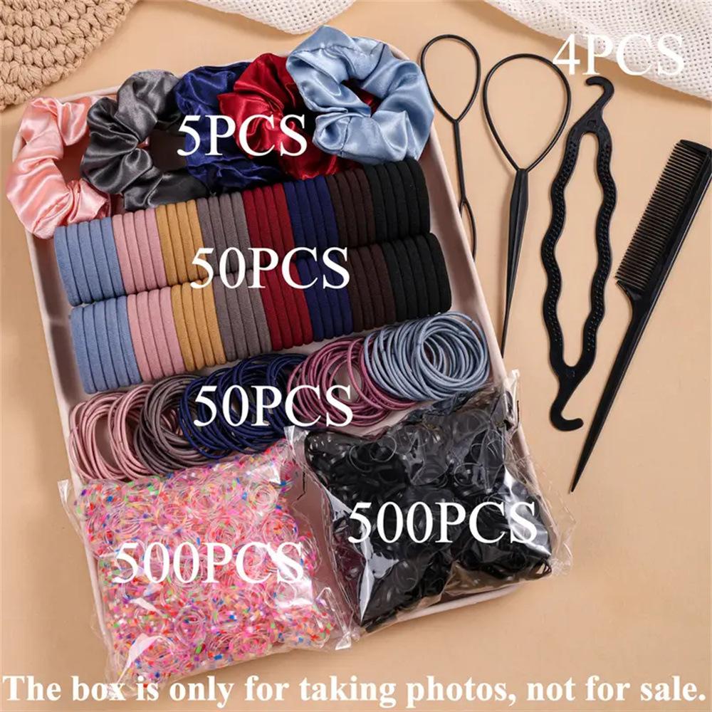 1100+ Pack Hair Ties Bulk Set – Simple Elastic Hair Bands for Women & Teens, Everyday Ponytail Holders, Perfect Gift for Friends
1100+ Pack Hair Ties Bulk Set – Simple Elastic Hair Bands for Women & Teens, Everyday Ponytail Holders, Perfect Gift for Friends