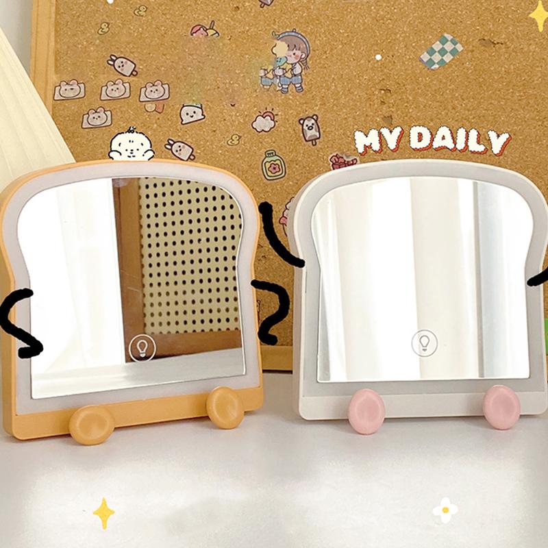 Mini Compact Led Makeup Mirror With Light Small Pocket Portable Travel Toast Bread Shape Cosmetic Mirrors Makeup Tool коричневый
Mini Compact Led Makeup Mirror With Light Small Pocket Portable Travel Toast Bread Shape Cosmetic Mirrors Makeup Tool коричневый