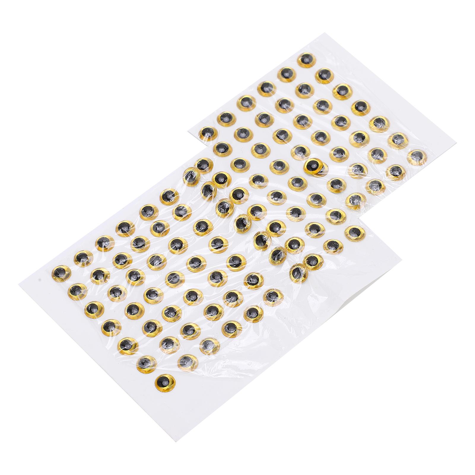 100 шт. Глаза для рыболовных приманок Трехмерные Липкие Легкие Прочные Наклейки Рыбий глаз для Изготовления Рыболовной Приманки(Золото ) золотой
100 шт. Глаза для рыболовных приманок Трехмерные Липкие Легкие Прочные Наклейки Рыбий глаз для Изготовления Рыболовной Приманки(Золото ) золотой