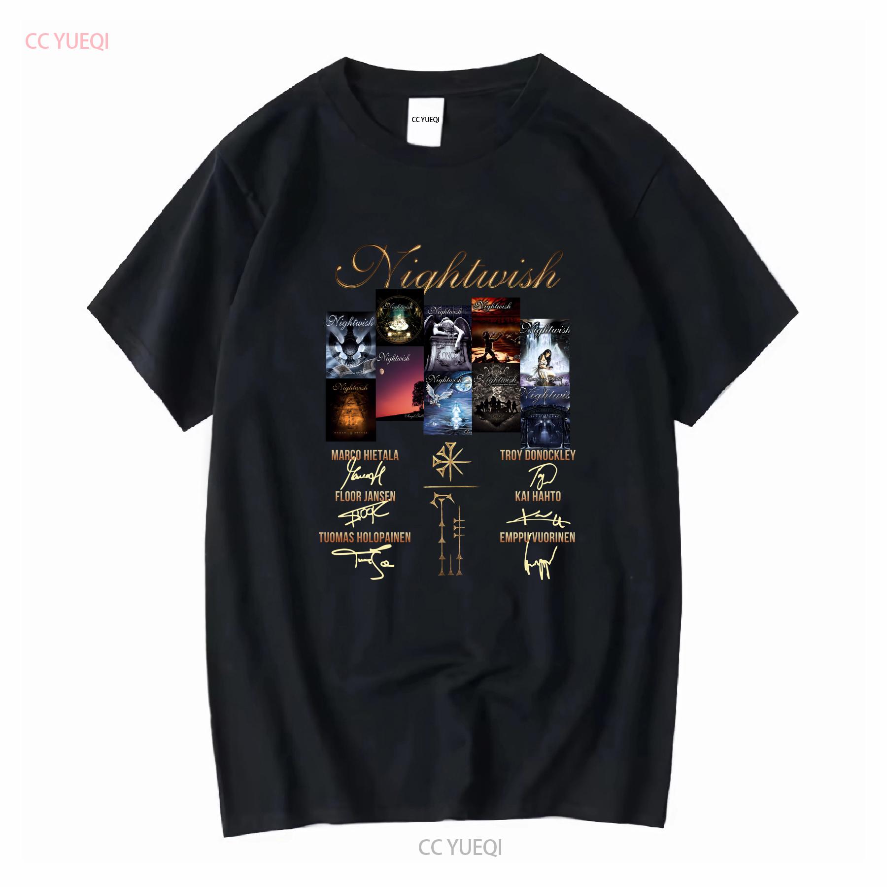 Nightwish Worldwide Music Band Fans Members Signature All Size Black T Shirt vintage Washed Top For Everyday Wear streetwear 4XL
Nightwish Worldwide Music Band Fans Members Signature All Size Black T Shirt vintage Washed Top For Everyday Wear streetwear 4XL