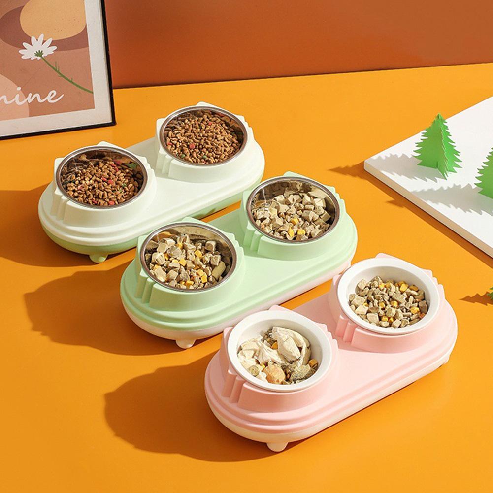 Cat Food Bowls, Raised Cat Bowl With Elevated Base Stand, Removable Double Food And Water Dishes,
Cat Food Bowls, Raised Cat Bowl With Elevated Base Stand, Removable Double Food And Water Dishes,