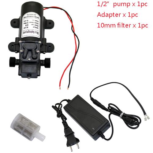 18mm 1/2 Male Thread DC 12V 60W Micro Diaphragm Water Pump With 12V-6A Adapter Garden Irrigation Watering Self-Priming Booster
18mm 1/2 Male Thread DC 12V 60W Micro Diaphragm Water Pump With 12V-6A Adapter Garden Irrigation Watering Self-Priming Booster