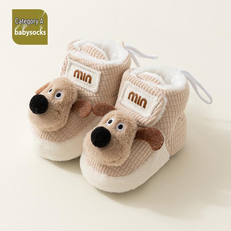 Infant Velvet-Lined Non-Slip Snow Boots: Soft Sole Toddler Shoes for 0-1 Year Olds 12cm Inner Length (6-12 months)
Infant Velvet-Lined Non-Slip Snow Boots: Soft Sole Toddler Shoes for 0-1 Year Olds 12cm Inner Length (6-12 months)