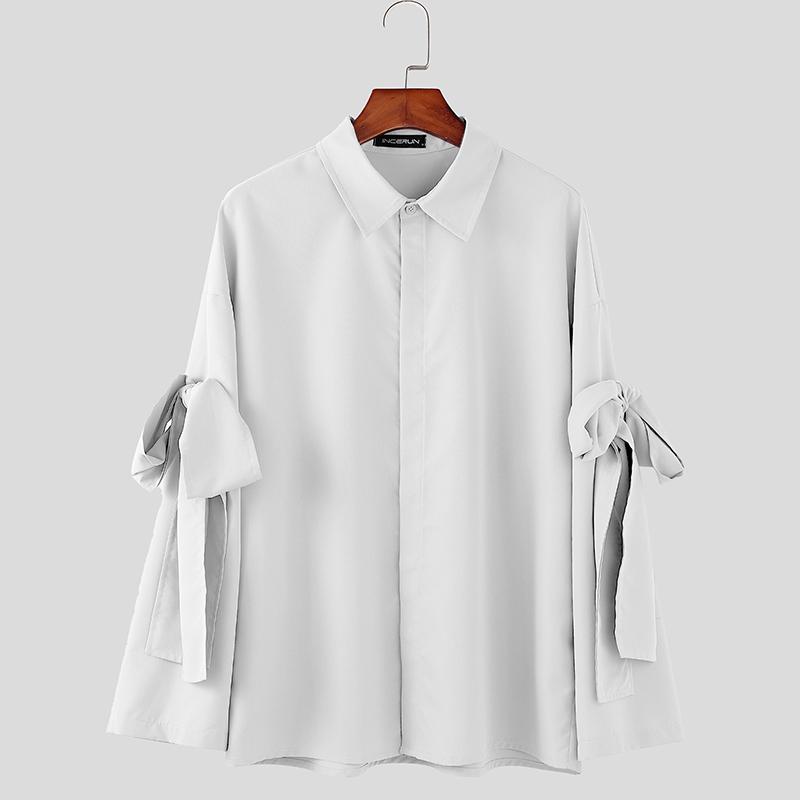 INCERUN Мужские рубашки свободного покроя с длинным рукавом и лацканами, повседневные бандажные топы XL белый
INCERUN Мужские рубашки свободного покроя с длинным рукавом и лацканами, повседневные бандажные топы XL белый