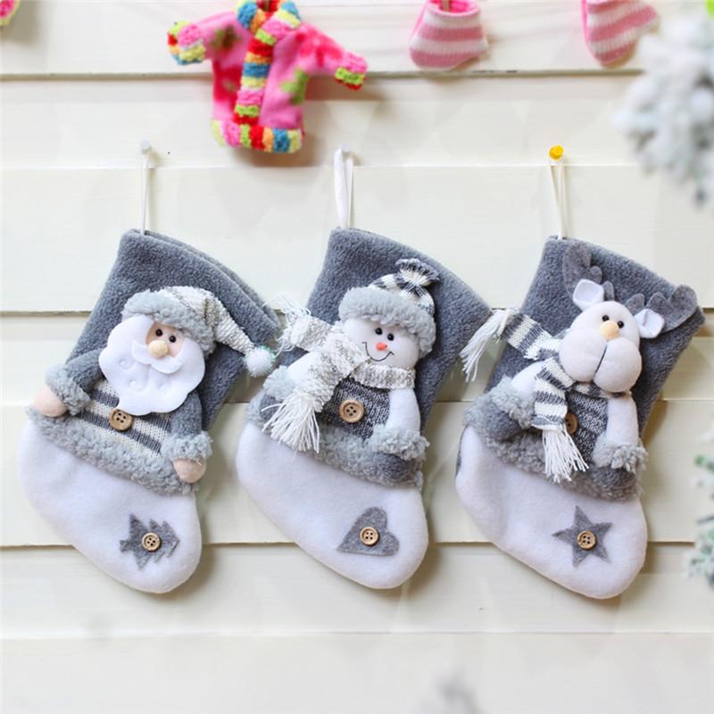 Thick Lint Christmas Stockings - Cute Santa Claus Gift Pendant for Winter Holiday Home Decor Supplies old man сірий колір
Thick Lint Christmas Stockings - Cute Santa Claus Gift Pendant for Winter Holiday Home Decor Supplies old man сірий колір