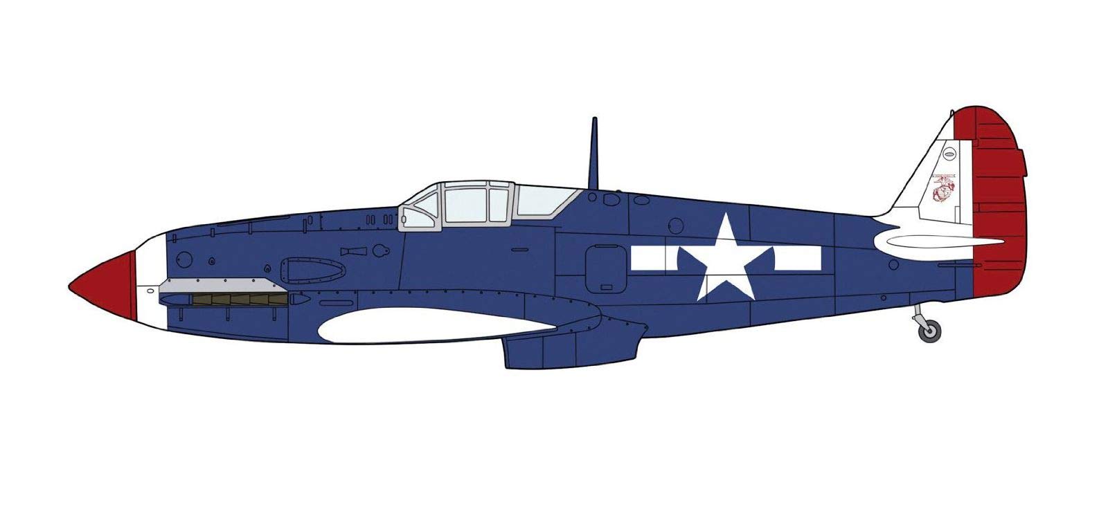 Hasegawa Kawasaki Ki61 Type 3 Fighter Hien Type 1 Ding American Army Captured Aircraft 1/48
Hasegawa Kawasaki Ki61 Type 3 Fighter Hien Type 1 Ding American Army Captured Aircraft 1/48