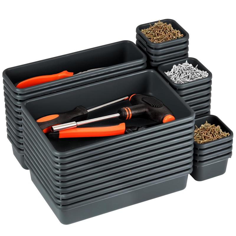 A95I-Hardware Tool Tray Drawer-Style Work Storage Box Student Desk Stationery Storage Box темно-сірий
A95I-Hardware Tool Tray Drawer-Style Work Storage Box Student Desk Stationery Storage Box темно-сірий