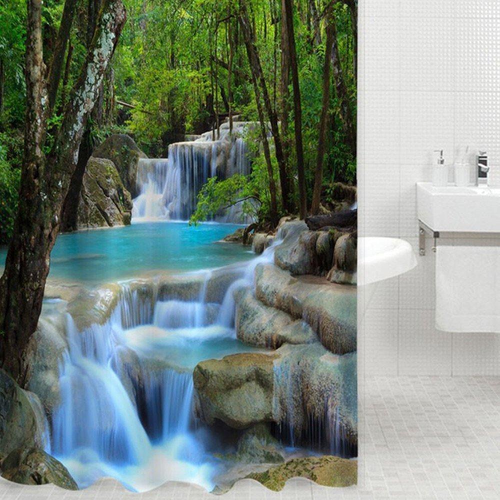 3D Природный Пейзаж Водопад Пейзаж Водонепроницаемая Шторка для Душа Товары для Ванной Комнаты Креативная Полиэстеровая Шторка для Ванной с 12 Крючками W60H190(CM)-1 Pcs
3D Природный Пейзаж Водопад Пейзаж Водонепроницаемая Шторка для Душа Товары для Ванной Комнаты Креативная Полиэстеровая Шторка для Ванной с 12 Крючками W60H190(CM)-1 Pcs