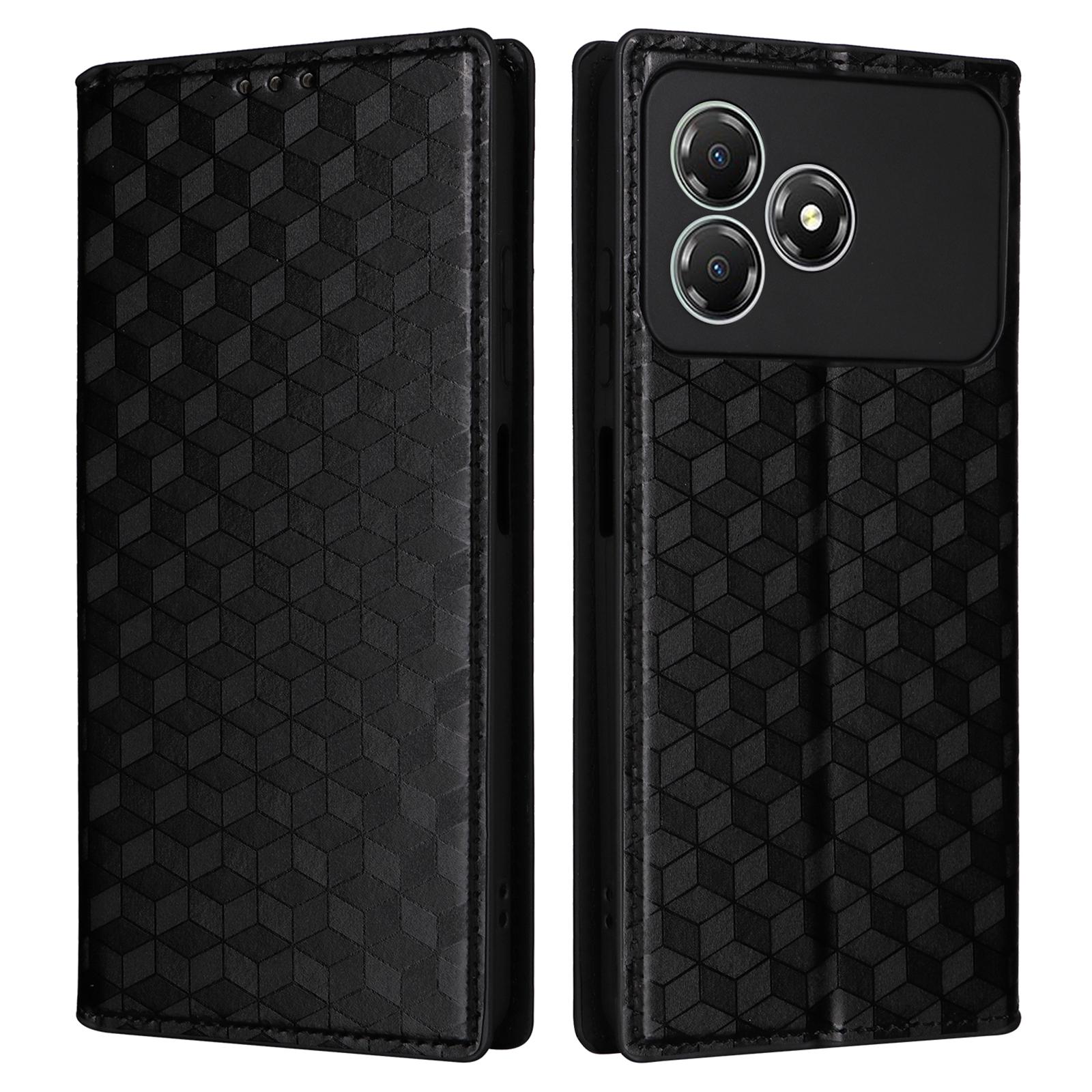Для ZTE Blade A36/nubia A36 Чохол Гаманець Шкіряний Чохол для Телефону з Ромбоподібним Тисненням B
Для ZTE Blade A36/nubia A36 Чохол Гаманець Шкіряний Чохол для Телефону з Ромбоподібним Тисненням B