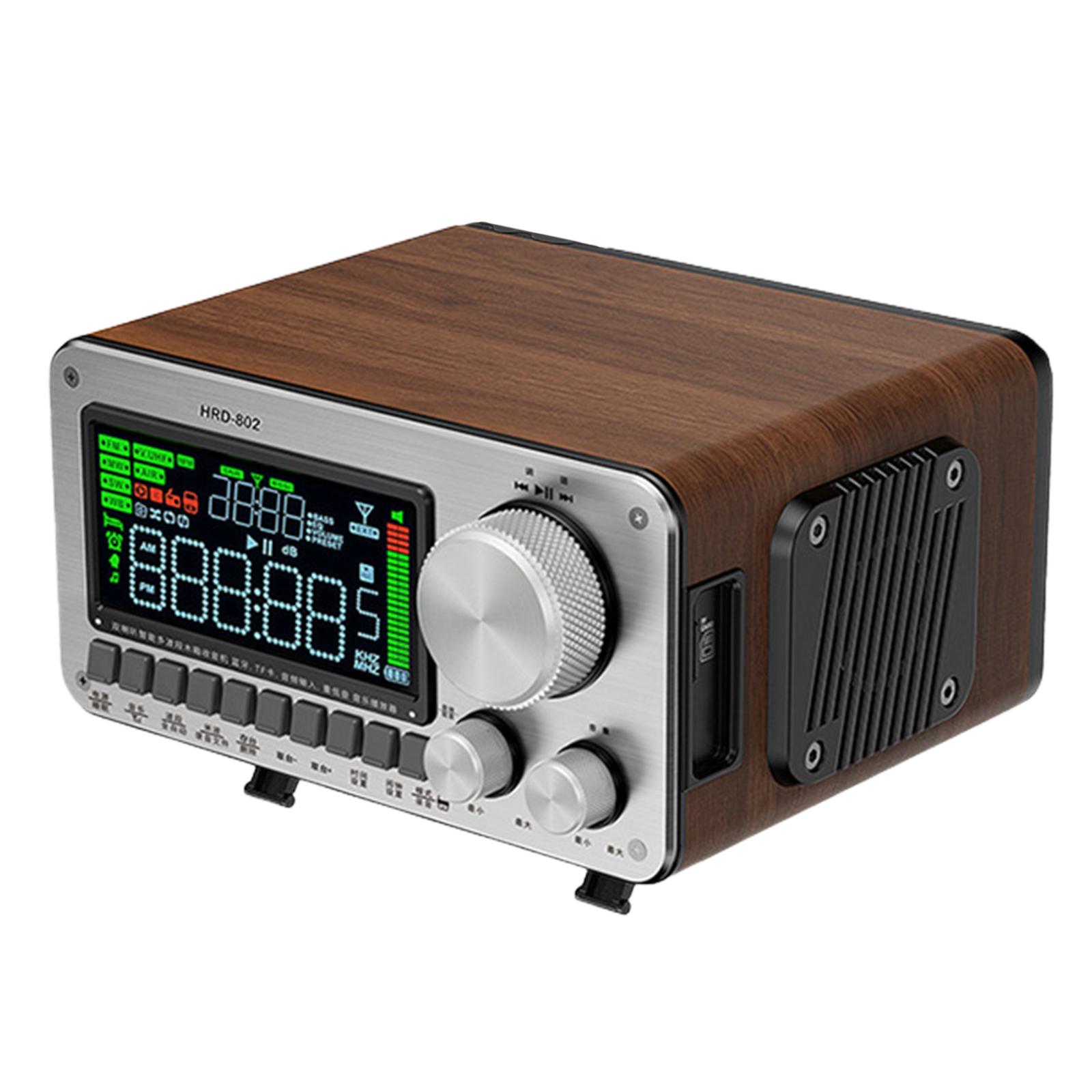 Повнодіапазонне радіо FM/MW/SW/VUHF/AIR/WB Радіо в дерев яному корпусі Система з двома динаміками Ретро радіоприймач BT Радіо з підтримкою TF-карти світло-коричневого кольору
Повнодіапазонне радіо FM/MW/SW/VUHF/AIR/WB Радіо в дерев яному корпусі Система з двома динаміками Ретро радіоприймач BT Радіо з підтримкою TF-карти світло-коричневого кольору