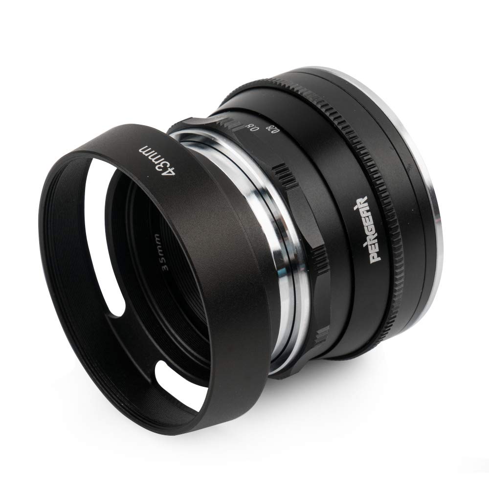 Pergear 35mm Replacement Lens Compatible with Sony Camera Manual Focus Fixed Lens A3000 A5000 A6000 F1.6 E-Mount NEX-5 NEX-C3 NEX-5N NEX-7 NEX-F3
Pergear 35mm Replacement Lens Compatible with Sony Camera Manual Focus Fixed Lens A3000 A5000 A6000 F1.6 E-Mount NEX-5 NEX-C3 NEX-5N NEX-7 NEX-F3