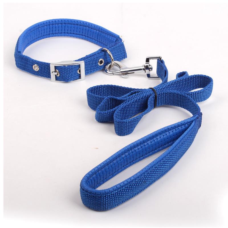 Поводок для собаки Собачья цепь Маленькая и средняя собака Поводок для питомца Без удушения руки Прогулочный ошейник для собаки Кольцо на шею 1.5 * 120cm